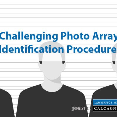 Challenging Photo Array Identification Procedures