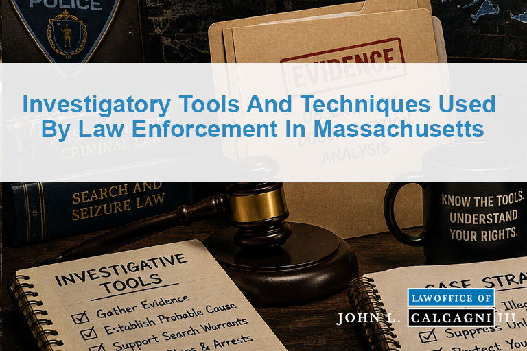 Investigatory Tools And Techniques Used By Law Enforcement In Massachusetts Criminal Drug Cases